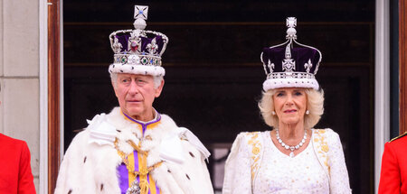Frisch ans Werk: König Charles III. und Königin Camilla (London,...