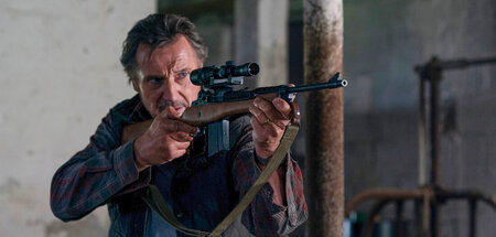 Jim Hanson (Liam Neeson) im finalen Showdown mit seinen Verfolge... Jim Hanson (Liam Neeson) im finalen Showdown mit seinen Verfolge...