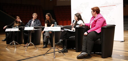 Auftaktpodium der Konferenz am Freitag abend, Audimax der Ruhr-U... Auftaktpodium der Konferenz am Freitag abend, Audimax der Ruhr-U...