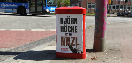 Plakatierung in Hamburg