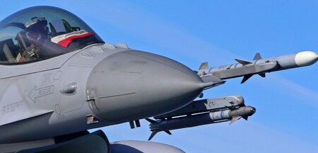 F-16 Kampfjet der polnischen Luftwaffe