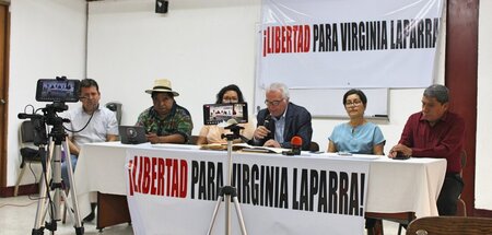»Freiheit für Virginia Laparra«: Pressekonferenz zur Verleihung ...