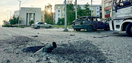 Nach der ukrainischen Attacke auf die Ortschaft Schebekino in de... Nach der ukrainischen Attacke auf die Ortschaft Schebekino in de...