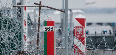 Grenzbefestigungen zwischen Polen und Belarus