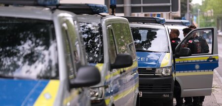 Polizeiaufmarsch: Bereitschaftspolizisten aus Bayern am Freitag 