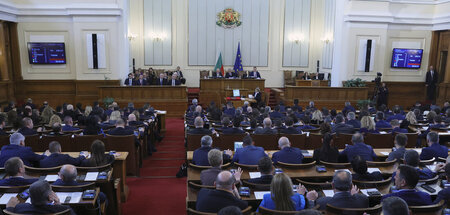 Hauptsache, die prowestliche Mehrheit steht: Parlament in Sofia 