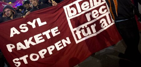 Demonstration für Flüchtlingsrechte Demonstration für Flüchtlingsrechte