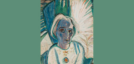 Walter Gramatté: »Portrait Rosa Schapire« (Aquarell, 1920)