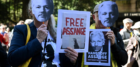 Free-Assange-Demo in Sydney (24.5.2023)
