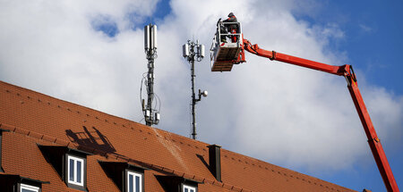 Schnelle Mobilfunkgeschwindigkeit bald passé? 5G-Funksendeanlage...