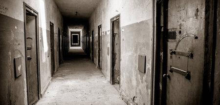 Bleibt hoffentlich Vergangenheit: Blick in den Gefängnisbunker i...
