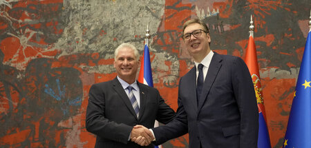 Streben nach Souveränität: Kubas Präsident Díaz-Canel mit seinem...