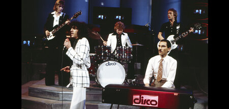 Junge Hüpfer: Sparks bei einem Auftritt in der ZDF-»Disco« (1974...