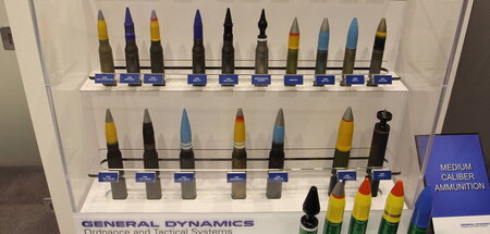 International Defence Exhibition (Idex) in Abu Dhabi: Munition m...