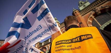 Die FAZ fordert, »die EVG in die Schranken zu weisen« (Streikkun...