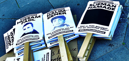 Gedenken an Halim Dener und andere Opfer rassistischer Polizeige...