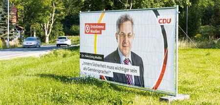 Auch noch da: Der rechte Exverfassungsschutzpräsident Hans-Georg...