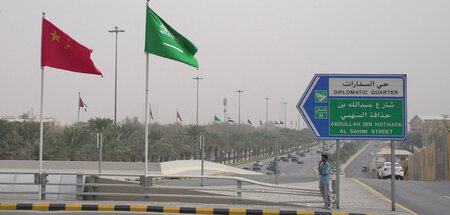 Während des chinesisch-arabischen Gipfels im Dezember 2022 in Ri...