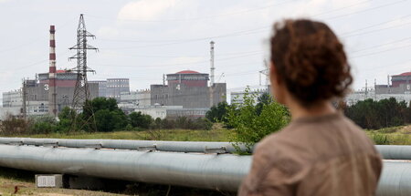 Reaktoren drei und vier des AKW Saporischschja (28.6.2023)
