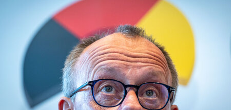 Die AfD im Nacken: CDU-Chef Friedrich Merz bei einem Treffen der... Die AfD im Nacken: CDU-Chef Friedrich Merz bei einem Treffen der...