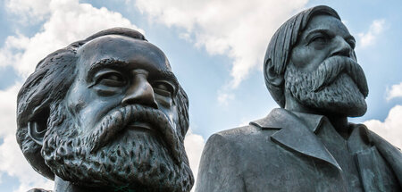 Sorgten für begriffliche Präzision: Marx und Engels