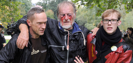 Das ikonisch gewordene Foto vom »Schwarzen Donnerstag« im Stuttg... Das ikonisch gewordene Foto vom »Schwarzen Donnerstag« im Stuttg...