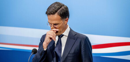 Koalition abhanden gekommen: Premier Rutte ist nur noch geschäft...