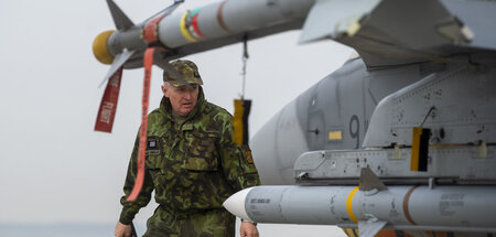 Begehrt von Bellizisten: Schwedischer »Gripen«-Kampfjet in Tsche...