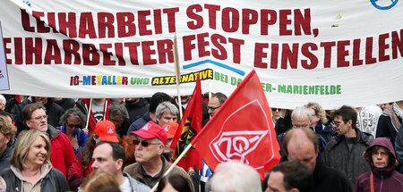 Klare Botschaft am Kampftag: Garantierte Arbeitsverhältnisse dur...