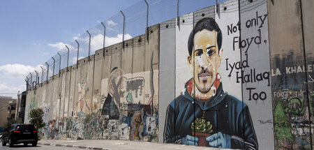 Palestinian Lives Matter: Gedenkbild für Ijad Al-Halak (Bethlehe...