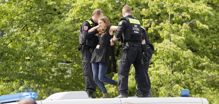 Polizeiaktion vor der TU Berlin (23.5.2023) Polizeiaktion vor der TU Berlin (23.5.2023)