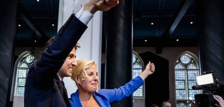 Mit vereinter Kraft in den Wahlkampf: Die Spitzenvertreter von G...