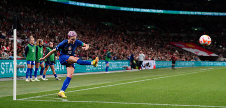 Beim Eckstoß: Megan Rapinoe