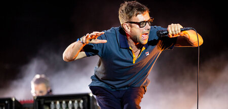 Bekanntes Gesicht, gut gealtert: Damon Albarn (von Blur)