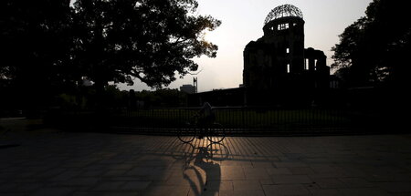 Das Friedensdenkmal in Hiroshima – Überreste einer 1915 erbauten...