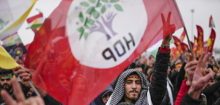 Demonstration der Demokratischen Volkspartei (HDP) in Istanbul (...