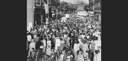 Verhinderung eines Räumungsversuchs in der Frauenstraße am 2. Se...