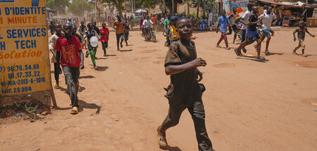 Demonstrationen für den Putsch. Laut einer Umfrage des britische...