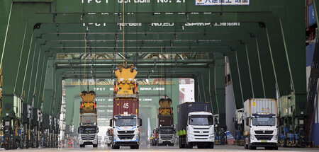 »Noch immer stark industriell geprägt«: Containerterminal in der...