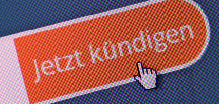 So einfach ist es selten: Kündigungsbutton