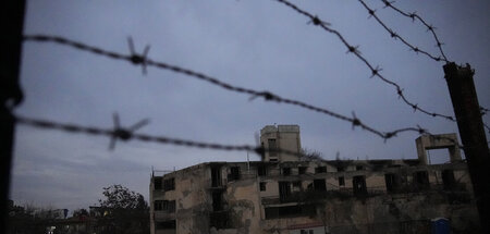 Verlassenes Gebäude in der UN-Pufferzone (Nikosia, 27.1.2023)