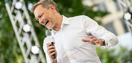 Mehr Geld aufs Konto? Nicht mit Christian Lindner (Berlin, 20.8....
