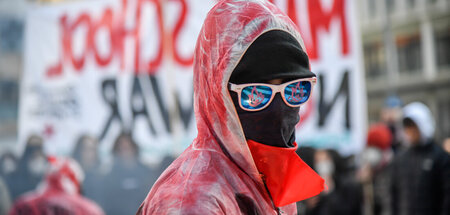 Schon im Februar 2022 protestierten Schülerinnen und Schüler in ...