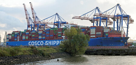 Der Fall Cosco im Hamburger Hafen steht beispielhaft für die ant...
