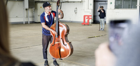 Noch vor der »Eröffnungsaktion« des Lausitz-Festivals: Presseges...