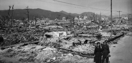 Welle der Zerstörung: Hiroshima nach dem Atombombenangriff der U...