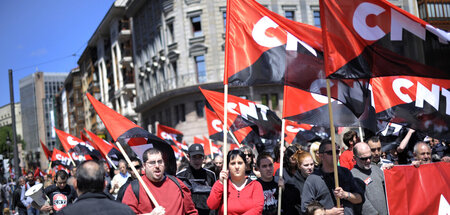 Auf der Straße: CNT am 1. Mai 2012 in Bilbao