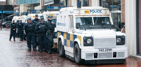 Im Visier militanter Republikaner: Die nordirische Polizei bei e...