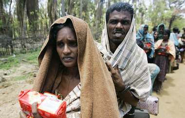 Tamilische Flüchtlinge in Sri Lanka – bedroht von Hunger und Tod