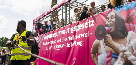 Deutlich mehr nötig: Forderung auf dem diesjährigen Berliner CSD...
